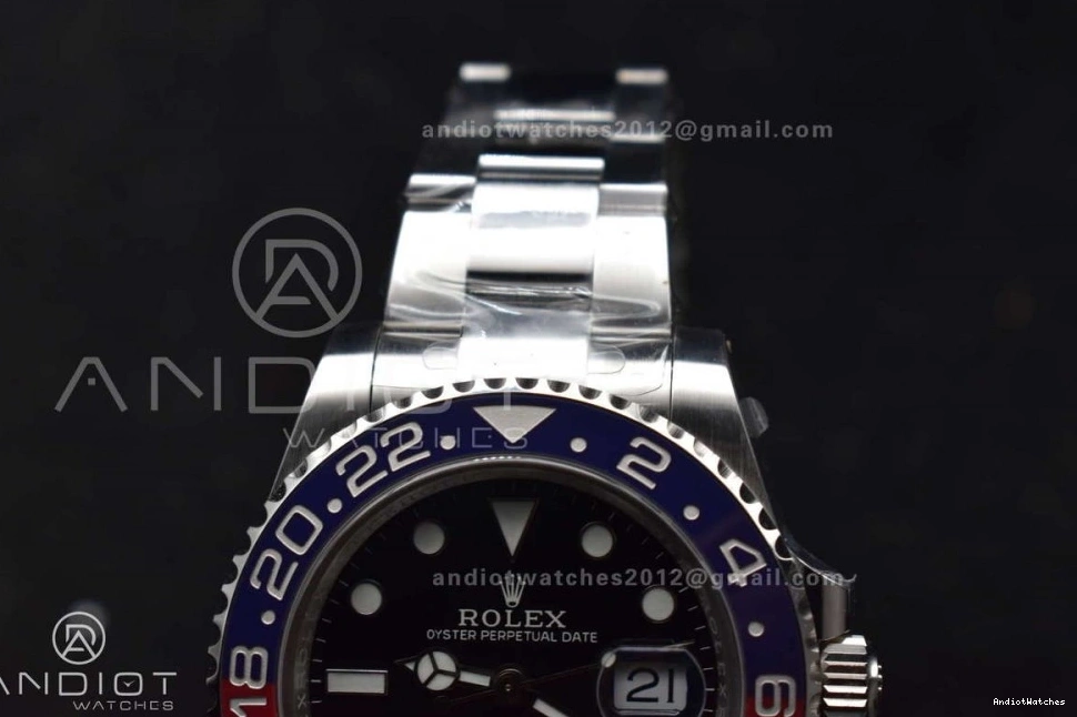 126719 VR3285 Best Blue Bracelet Gold BLRO 866 Factory Gain Edition Oyster on Weight II 1:1 CHS RelaxedFit Dial Master GMT 1008